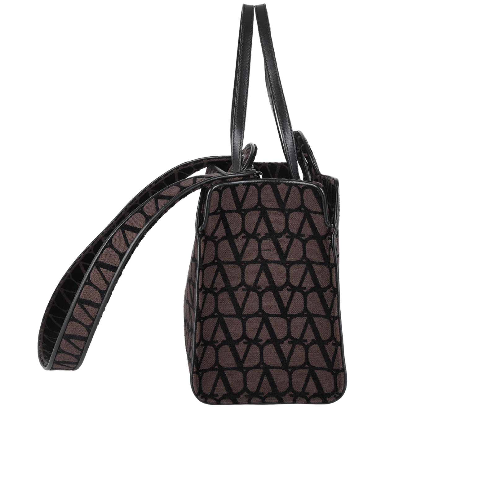 Le Troisième Toile Iconographe Tote, &pound;795, Handbags, Brown, Canvas, Side view